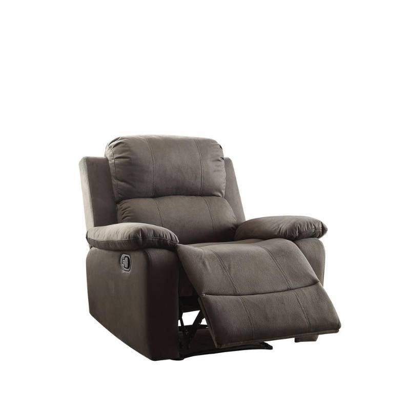 lot 109 image: Acme Furniture Charcoal Bina Memory Foam Recliner (2 Chairs) 59525