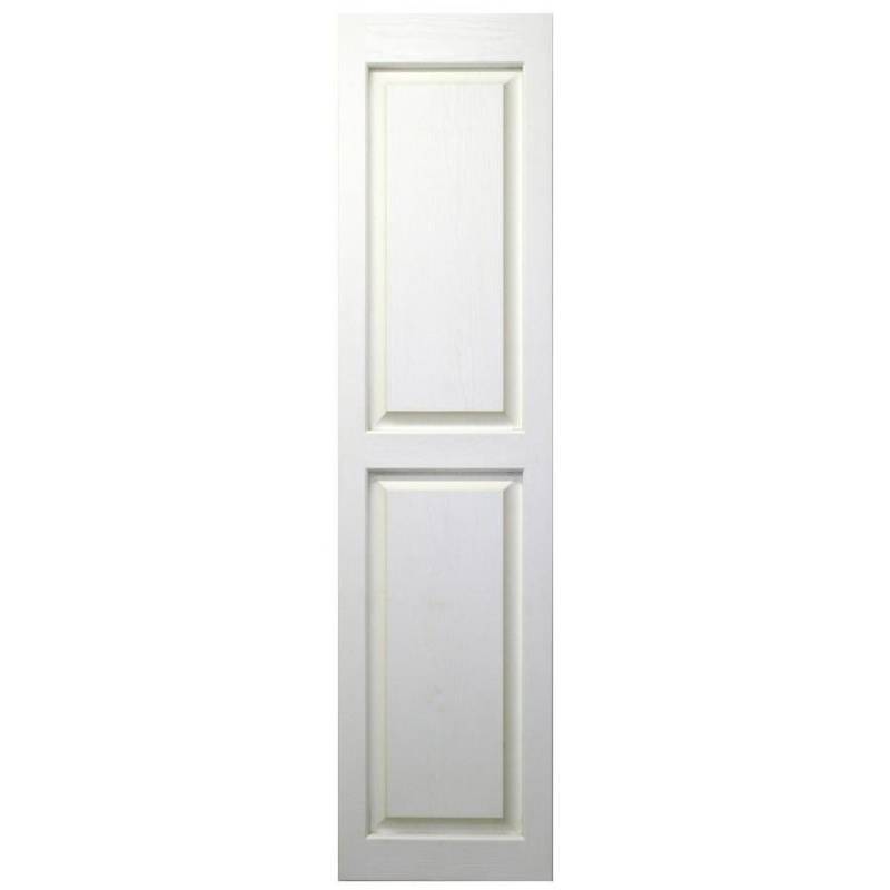 lot 136 image: Interior Faux Wood & Panel Shutter Collection - White 29 - 31 x 36, 12 x 56 Raised PA12 Wide x 42, 12 Wide x 73