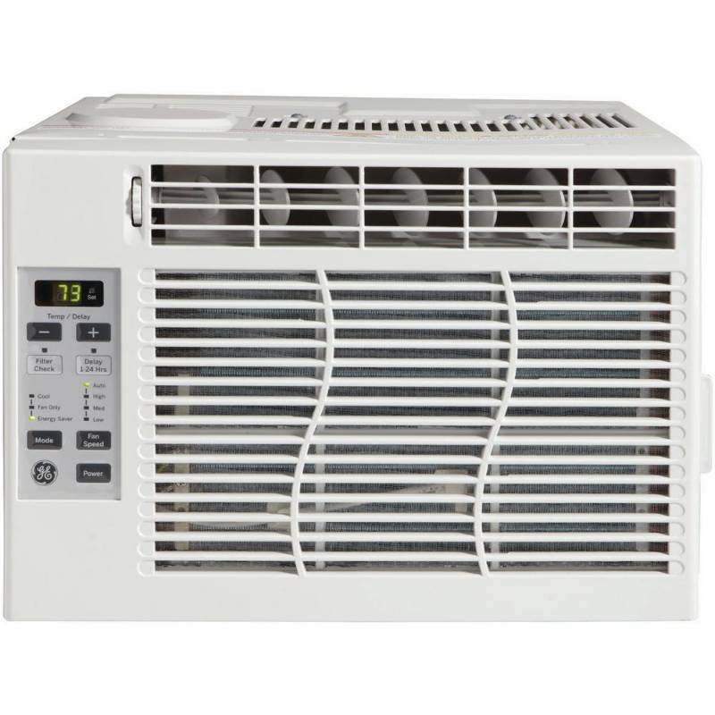 lot 138 image: GE 6,000 BTU 115-Volt Electronic Room Window Air Conditioner with Remote AEL06LX