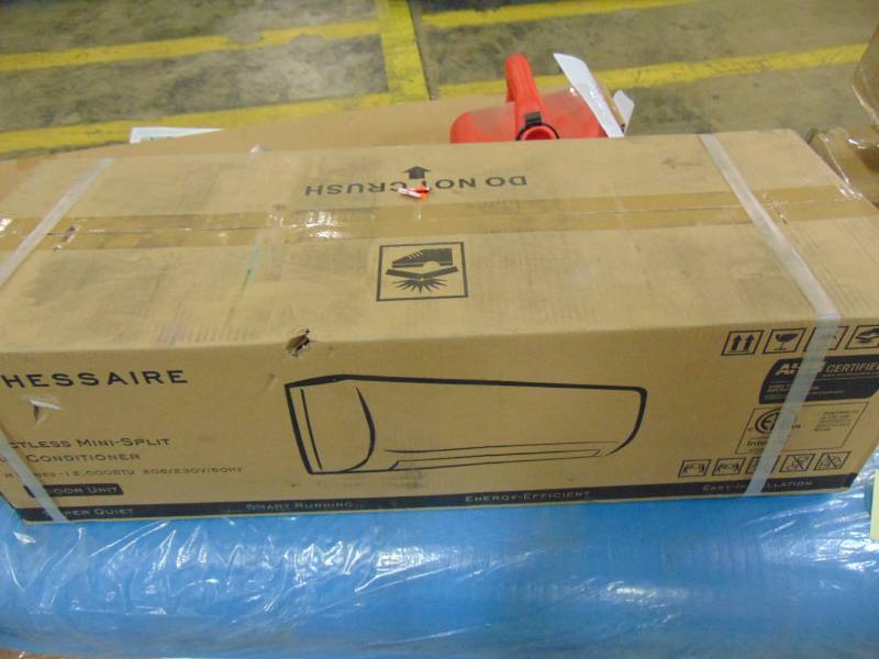 lot 160 image: Hessaire 12,000 BTU 1.0 Ton 115V Ductless Mini Split Air Conditioner (INDOOR UNIT ONLY) H12HP1A