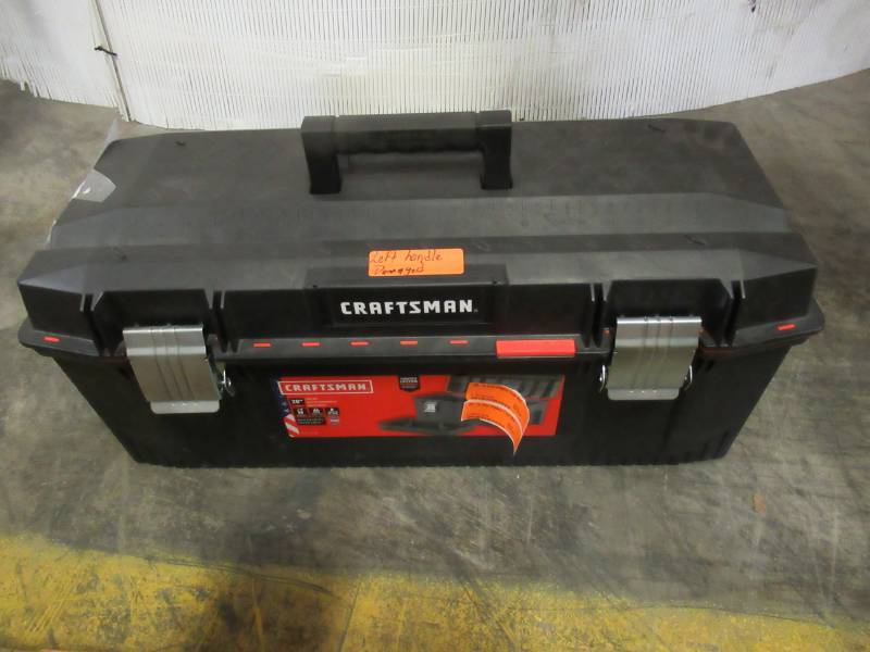 lot 168 image: CRAFTSMAN 28-in Red Plastic Tool Box CMST28001