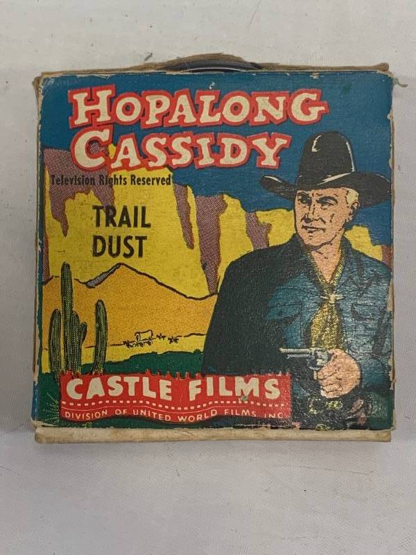 Vintage Hopalong Cassidy Trail Dust 8mm Film