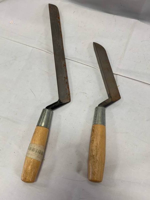 Lot of 2 Vertical Groove Masonry Tools