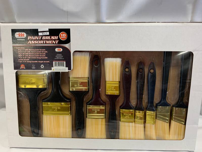10pc Paint Brush Set New
