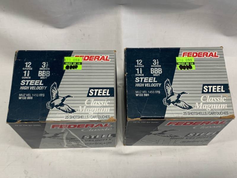 12 Gauge 3 12 Lot of 50 Shotgun Shells