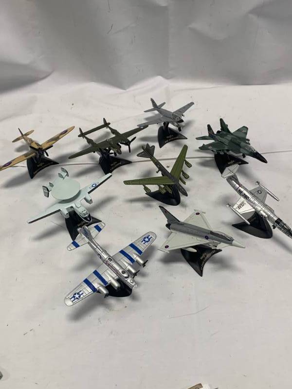 Militar Collection of 9 Jets & Planes