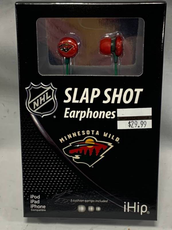 Brand New Minnesota Wild Iphone Earphones