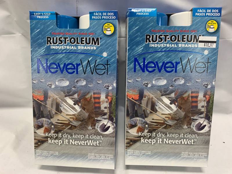 Lot of 2 Rustoleum New Wet