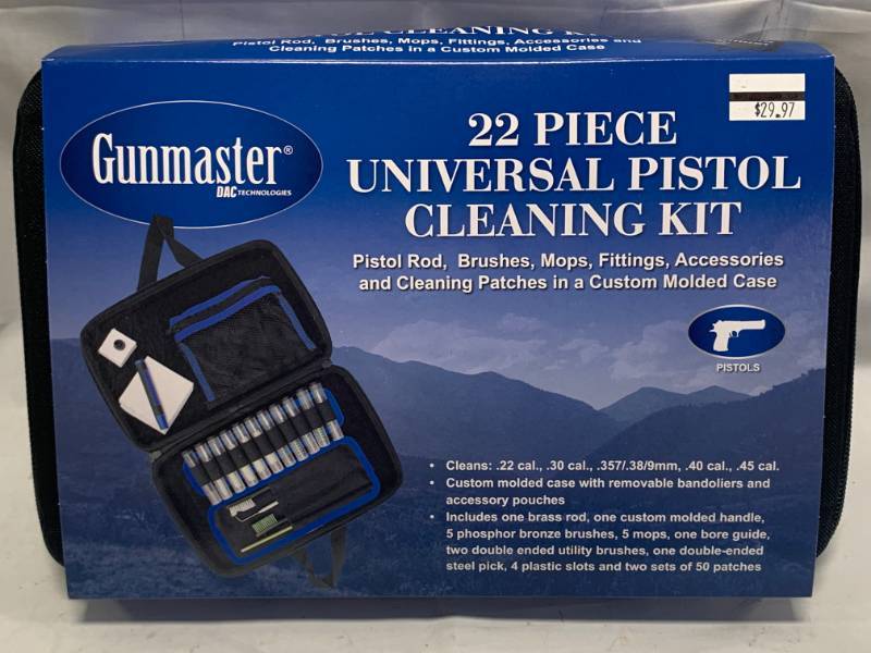 Brand New 22pc Universal Pistol Cleaning Kit
