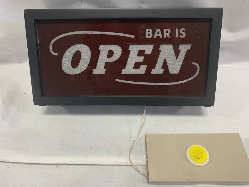 New Bar is Open Light