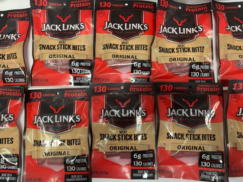 Lot of 10 Jack Link Snack Bites