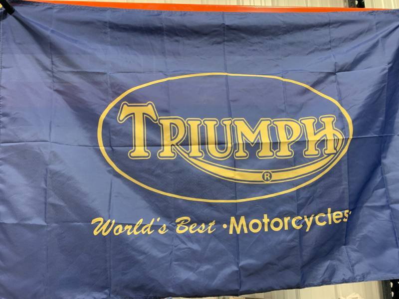 Triumph Motorcycle 3 x 5 Flag