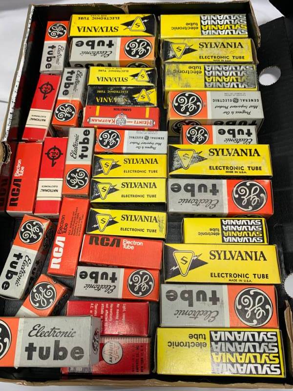 Lot of 34 Electronic Tubes