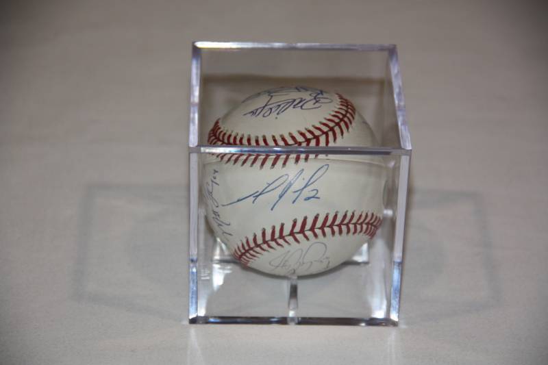 lot 14 image: AJ Pierzynski Minnesota Twins Auto Baseball (MLB COA)