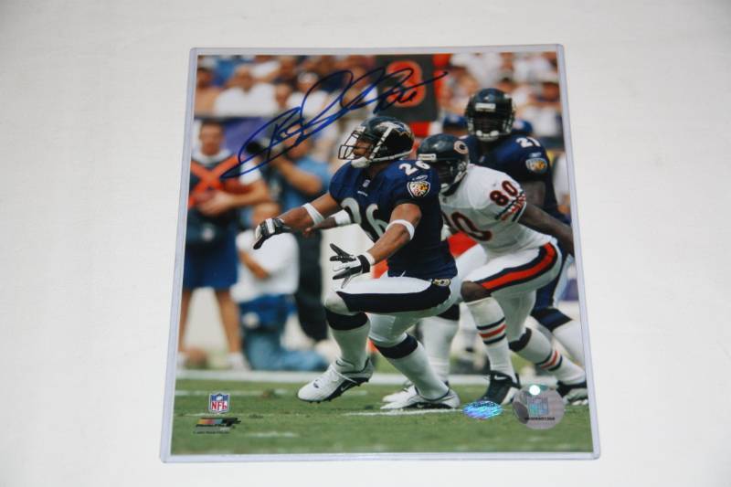 lot 22 image: Rod Woodson Baltimore Ravens 8x10 Auto (Schwartz COA)
