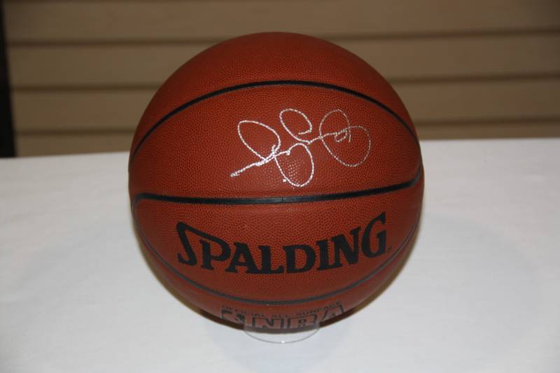 lot 38 image: Danny Ainge Boston Celtics Single Signed Basketball Auto