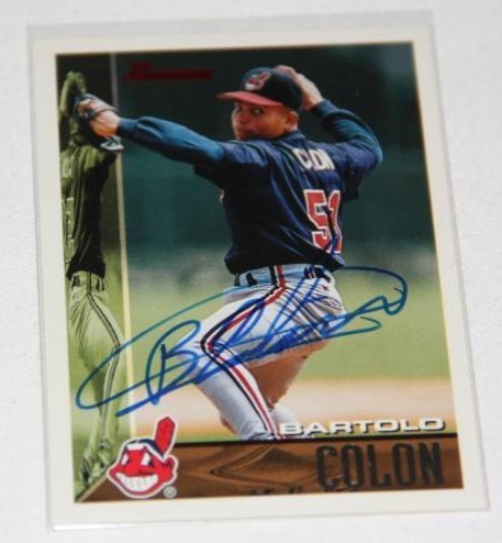 lot 54 image: Bartolo Colon 1995 Bowman In Person Auto  The Smoky Collection