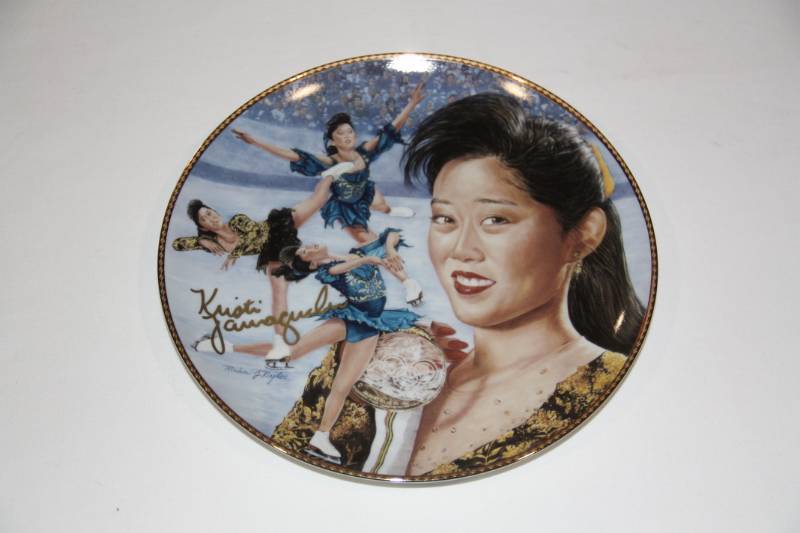 lot 79 image: Kristi Yamaguchi Plate Auto