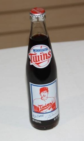 lot 87 image: Vintage Rod Carew Coke Coca Cola Bottle