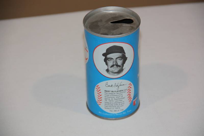 lot 90 image: Vintage Bert Blyleven RC Cola Can