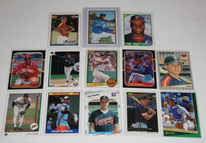lot 104 image: Hall of Fame Rookie Card Lot All Different  13 Cards