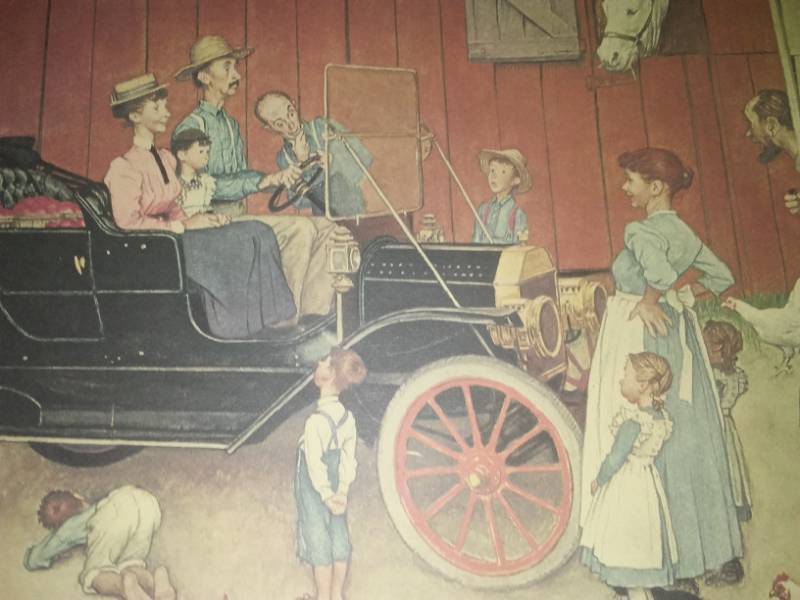 lot 37 image: 2 Norman Rockwell prints, Judy Koehmstedt
