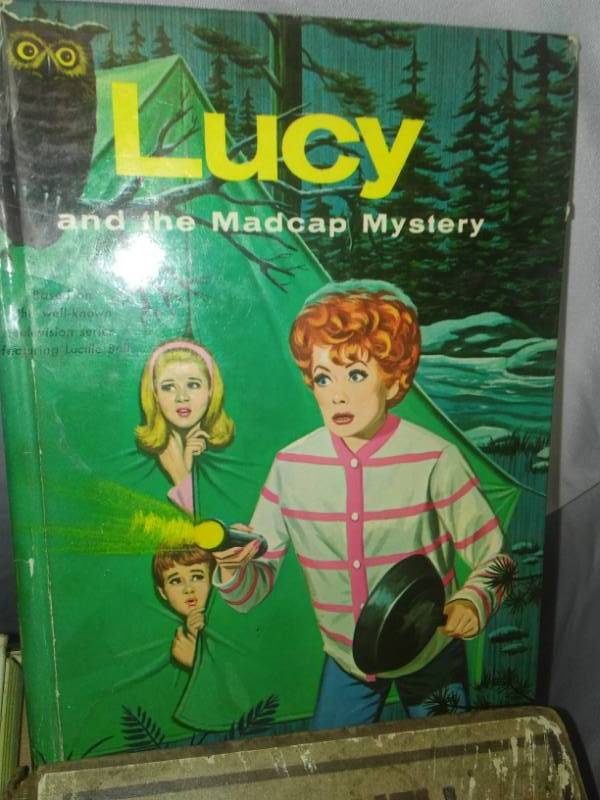 lot 56 image: Vintage hardcover books - Trixie Belden, Donna Parker, power toys and more.
