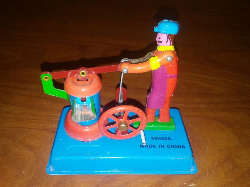 lot 147 image: Crank toy pumping well
