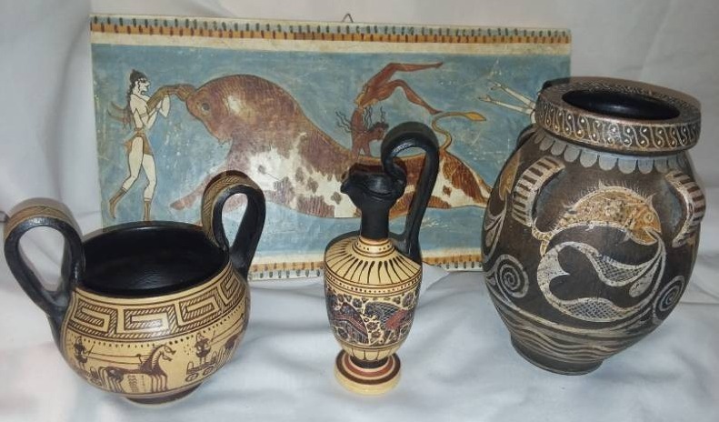 lot 93 image: Greek Decor - 4, Santorini Island