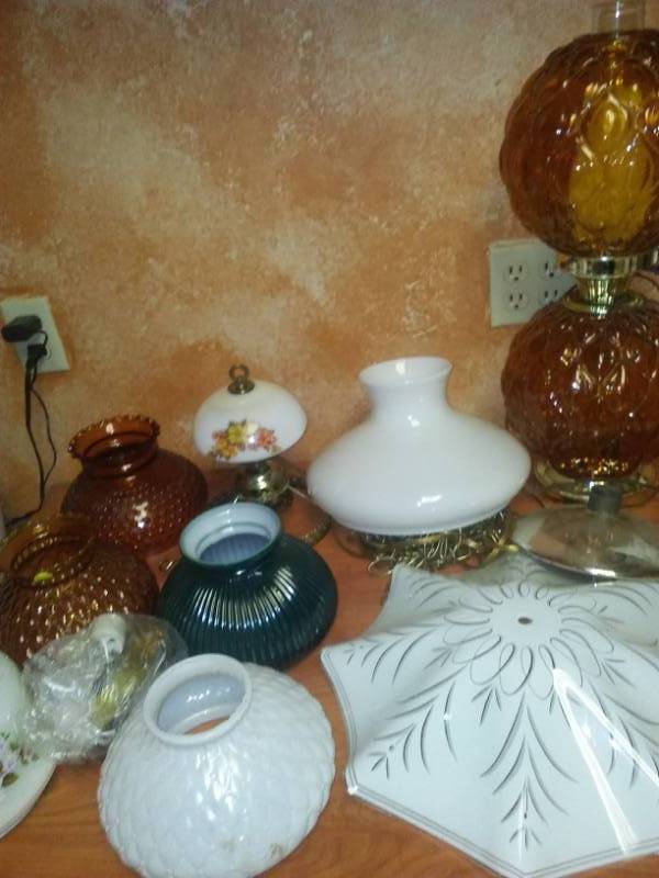 lot 124 image: Lamps Shades and more.