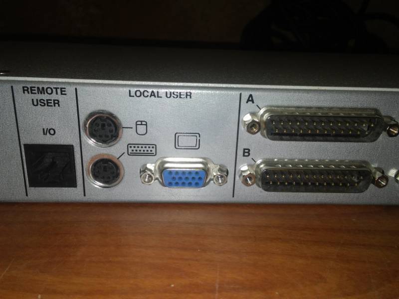 lot 230 image: Avocent autoview 200 desktop KVM switch box