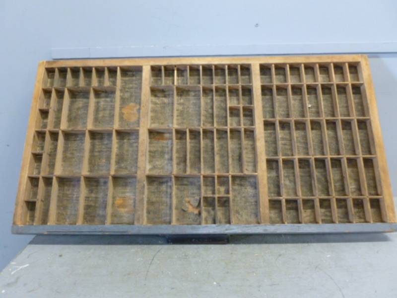 Antique Printers Drawer