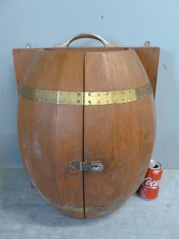 Vintage Bar Barrel Rack