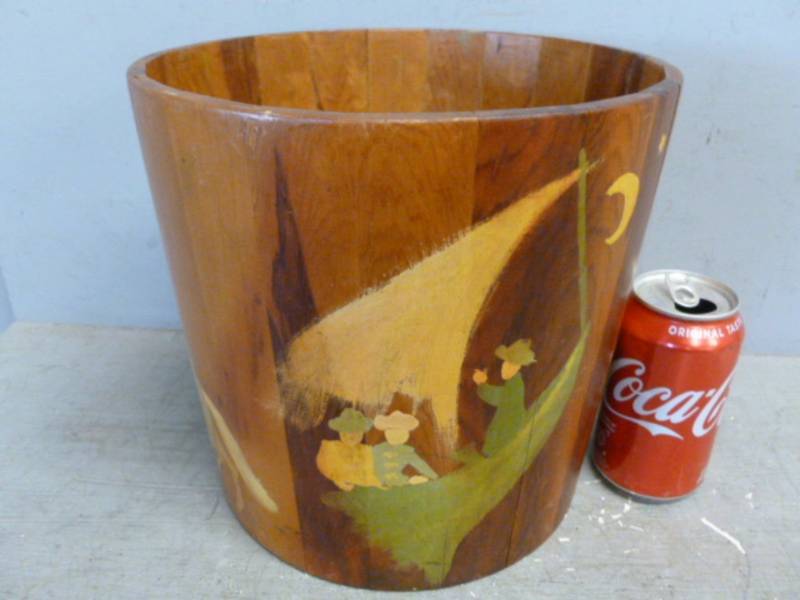 Vintage Cedar Pail