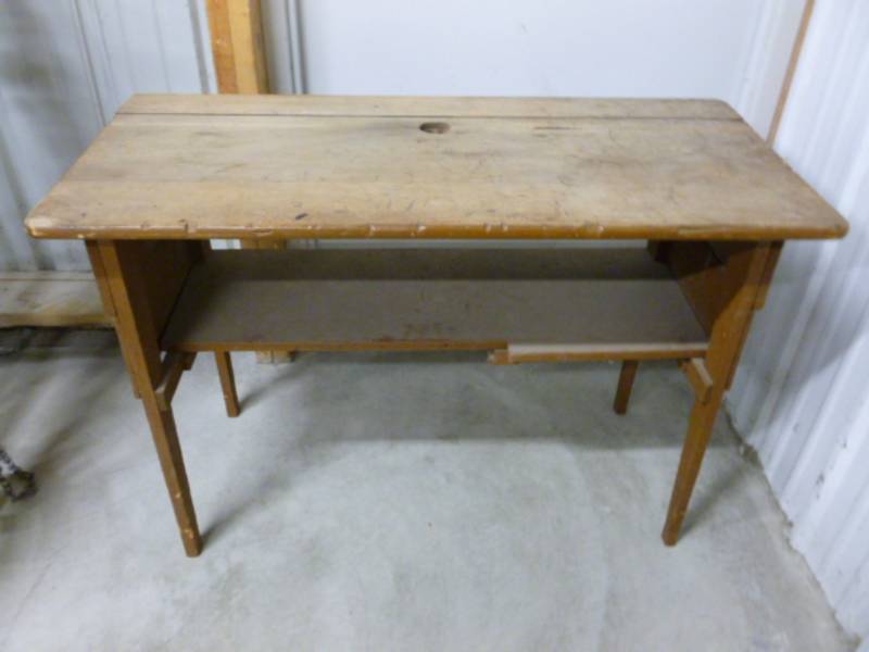 Antique School Desk