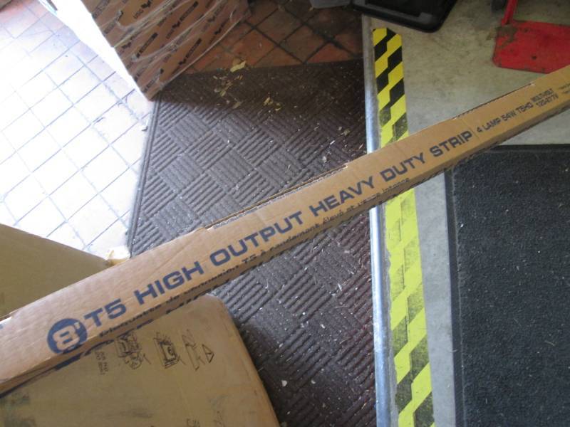 lot 15 image: Lithonia Lighting 8 ft 4-Light High...