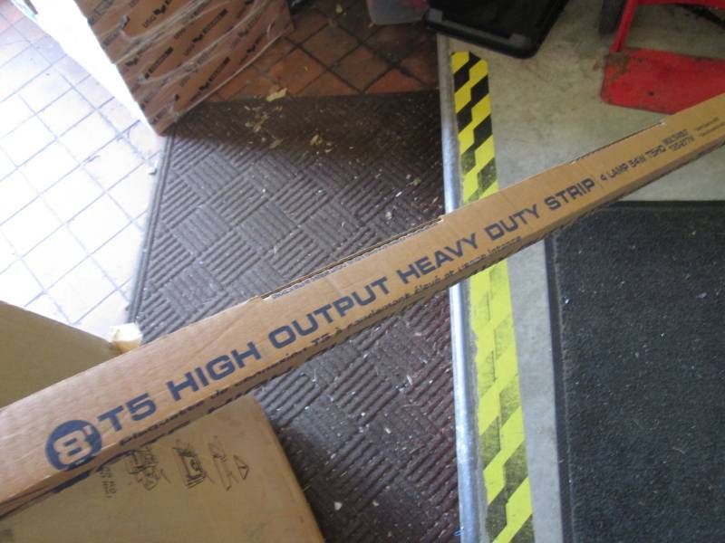lot 16 image: Lithonia Lighting 8 ft 4-Light High...