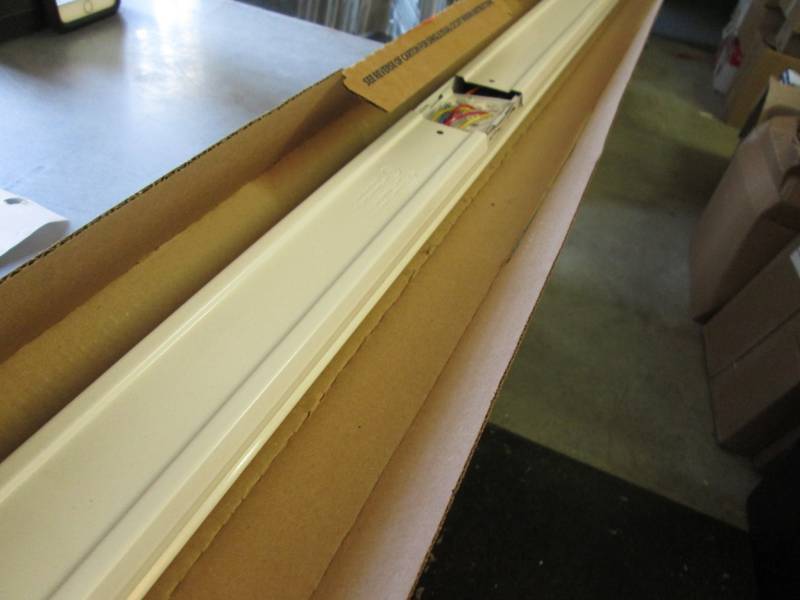 lot 17 image: Lithonia Lighting 8 ft 4-Light High...