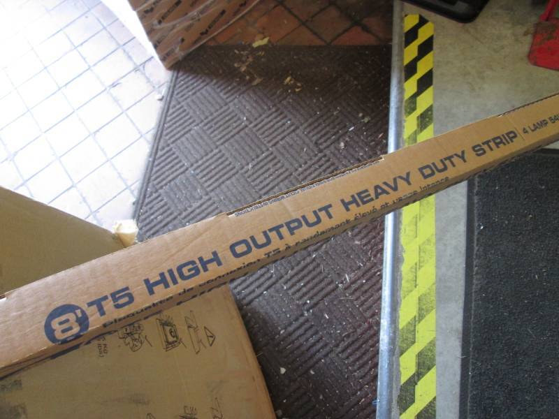 lot 18 image: Lithonia Lighting 8 ft 4-Light High...