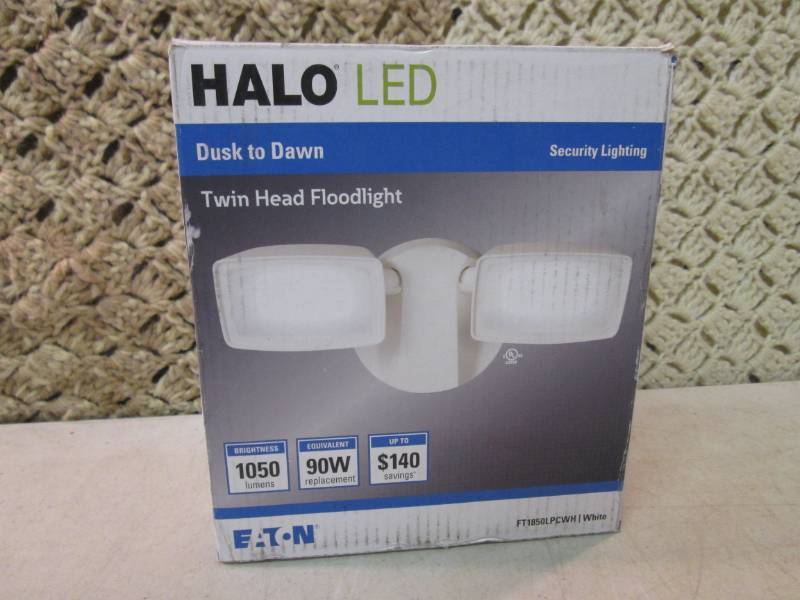 lot 49 image: Halo Outdoor Integrated LED Securit...