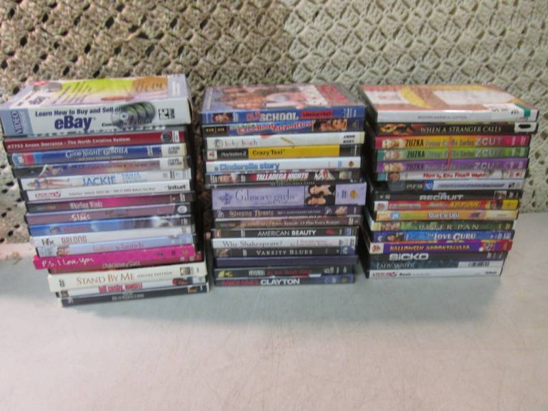 lot 52 image: Lot of 48 DVDs  CLR...