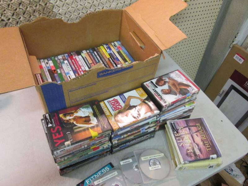 lot 59 image: Lot of 80 DVDs  CLR...