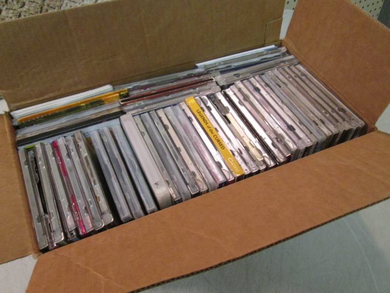 lot 60 image: Box Full of CDs  CLR...