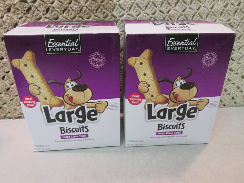 lot 63 image: 2 - 4 Pound Boxes of Large Dog Trea...