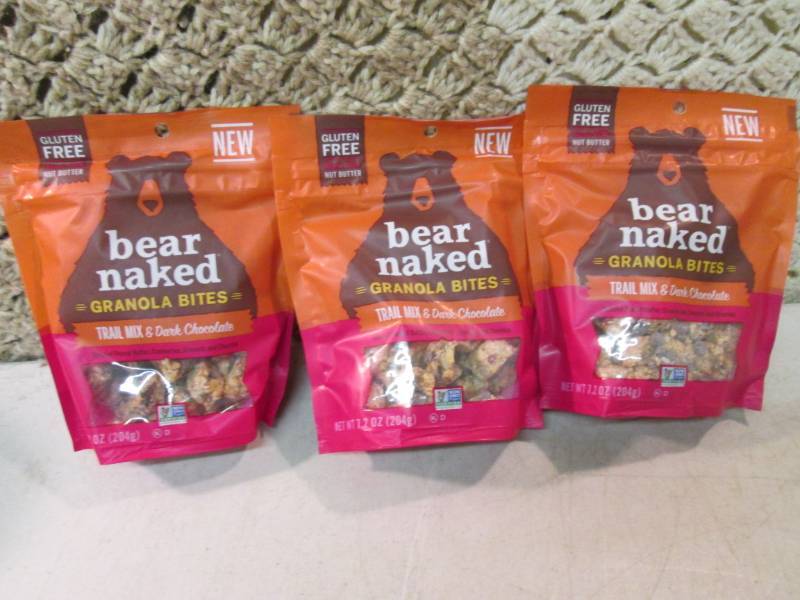 lot 69 image: 3 Bags of Bear Naked Granola Bites ...