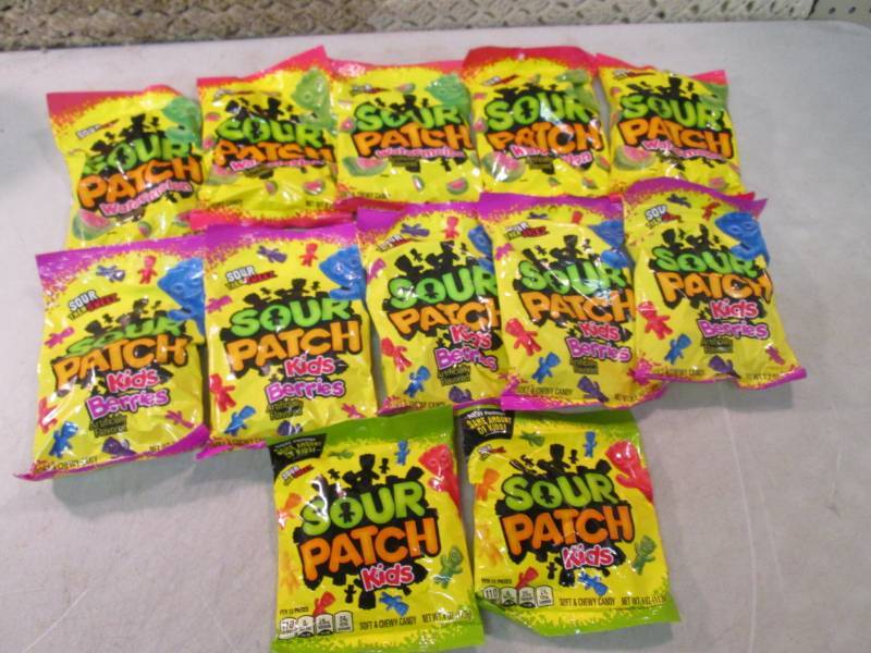 lot 81 image: Assorted Bags of Sour Patch Kids Ca...