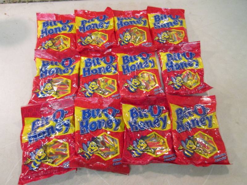 lot 85 image: 12 Bags of Bit-O-Honey Candy Best b...
