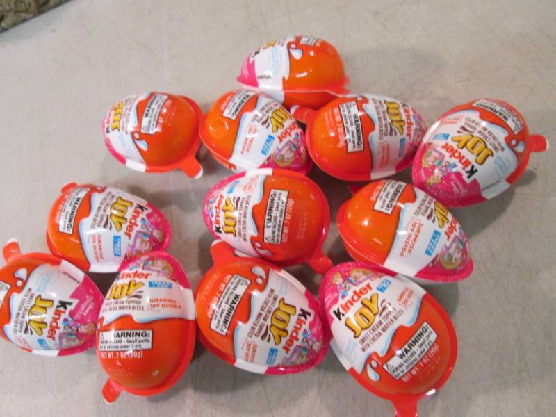 lot 96 image: 12 Disney Princess Kinder Joy Treat...