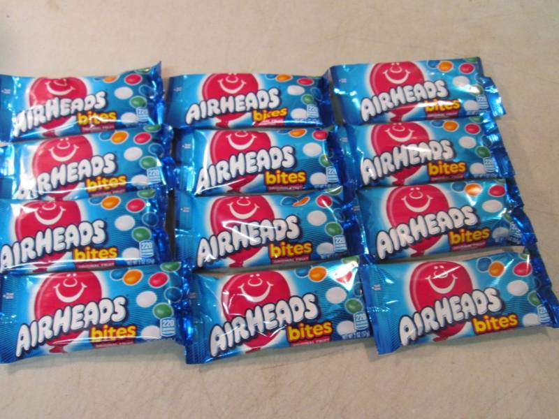 lot 116 image: 12 Bags of Airheads Bites Original ...