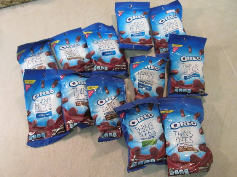 lot 130 image: Assorted Oreo Thins Bites  C-1...